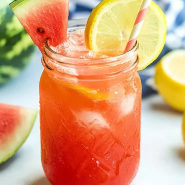 Easy Watermelon Lemonade (Refined Sugar-Free)