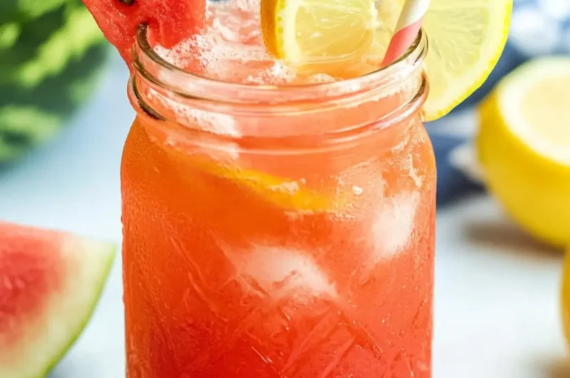 Easy Watermelon Lemonade (Refined Sugar-Free)