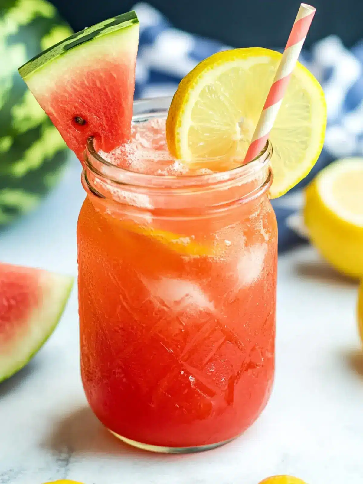 Easy Watermelon Lemonade (Refined Sugar-Free)