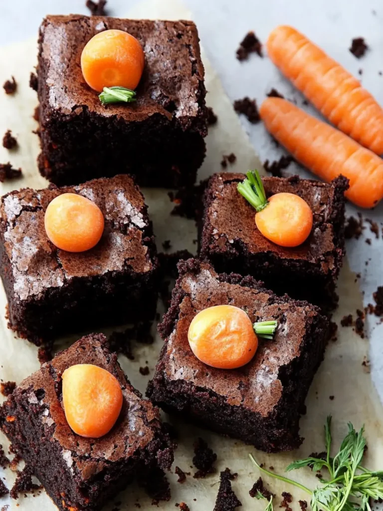 Joyful Carrot Patch Brownies for Your Easter Celebration 2 Carrot Patch Brownies