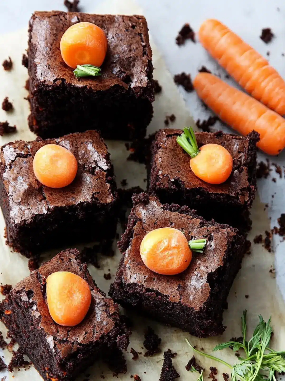 Carrot Patch Brownies