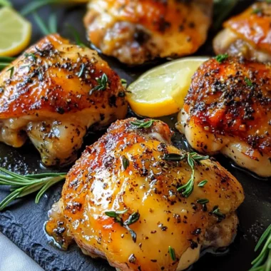 Bone In Baked Chicken Thighs with Crispy Potatoes Delight 9 Bone In Baked Chicken Thighs