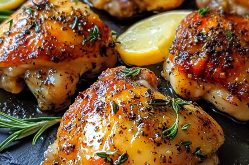 Bone In Baked Chicken Thighs