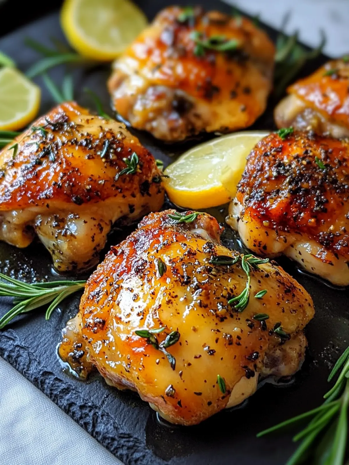 Bone In Baked Chicken Thighs