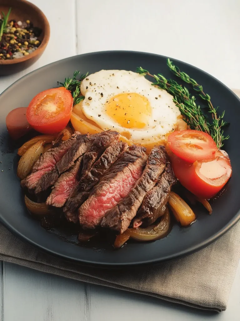 Savor Chilean Lomo a lo Pobre: A Comforting Steak Feast 4 Chilean Lomo a lo Pobre (Poor Man’s Steak)