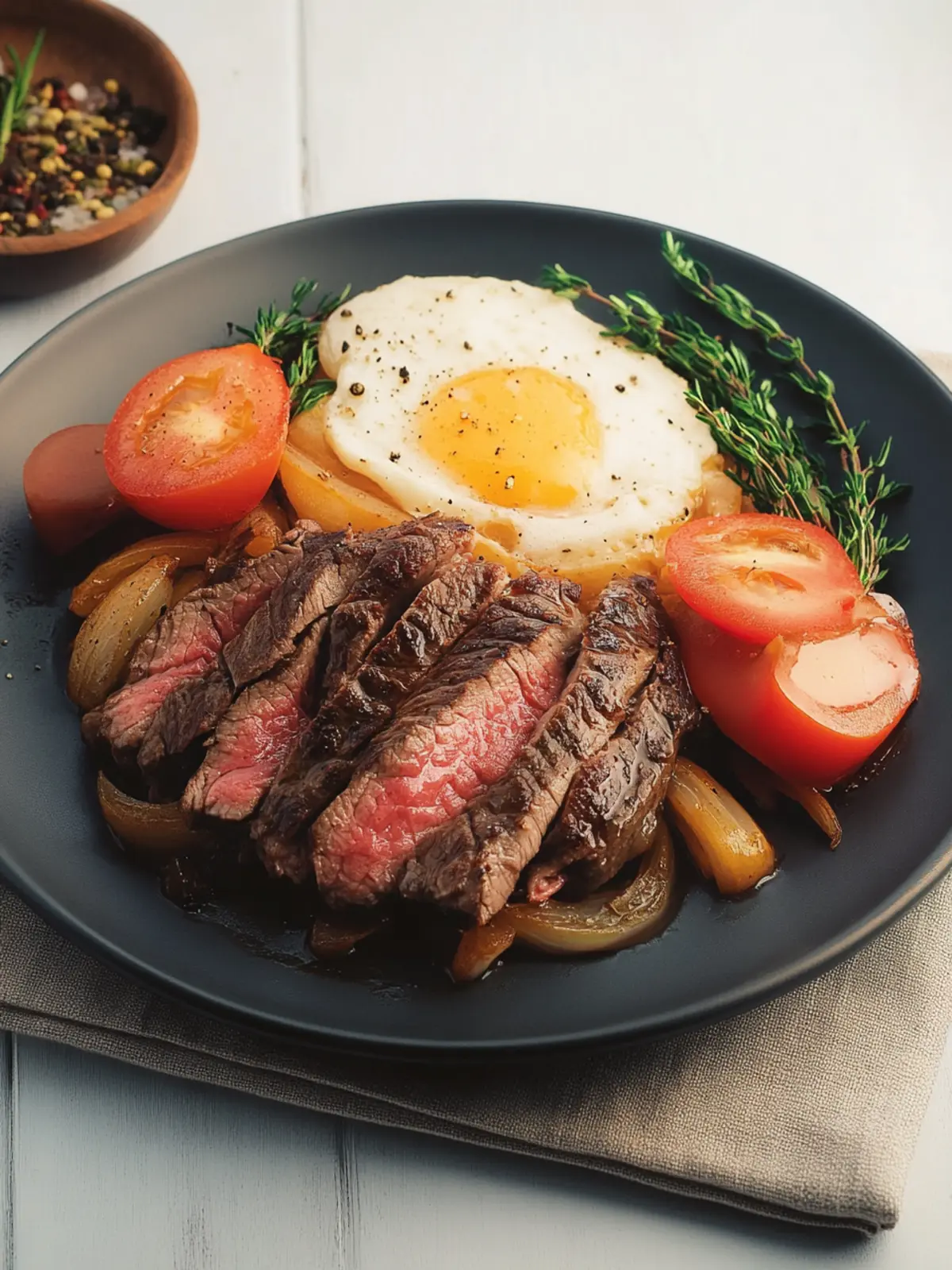Chilean Lomo a lo Pobre (Poor Man’s Steak)