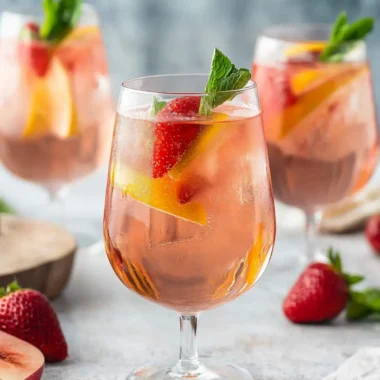 Refresh with Irresistible Rosé Sangria Wine Cocktail Magic 9 Rosé Sangria (wine cocktail)