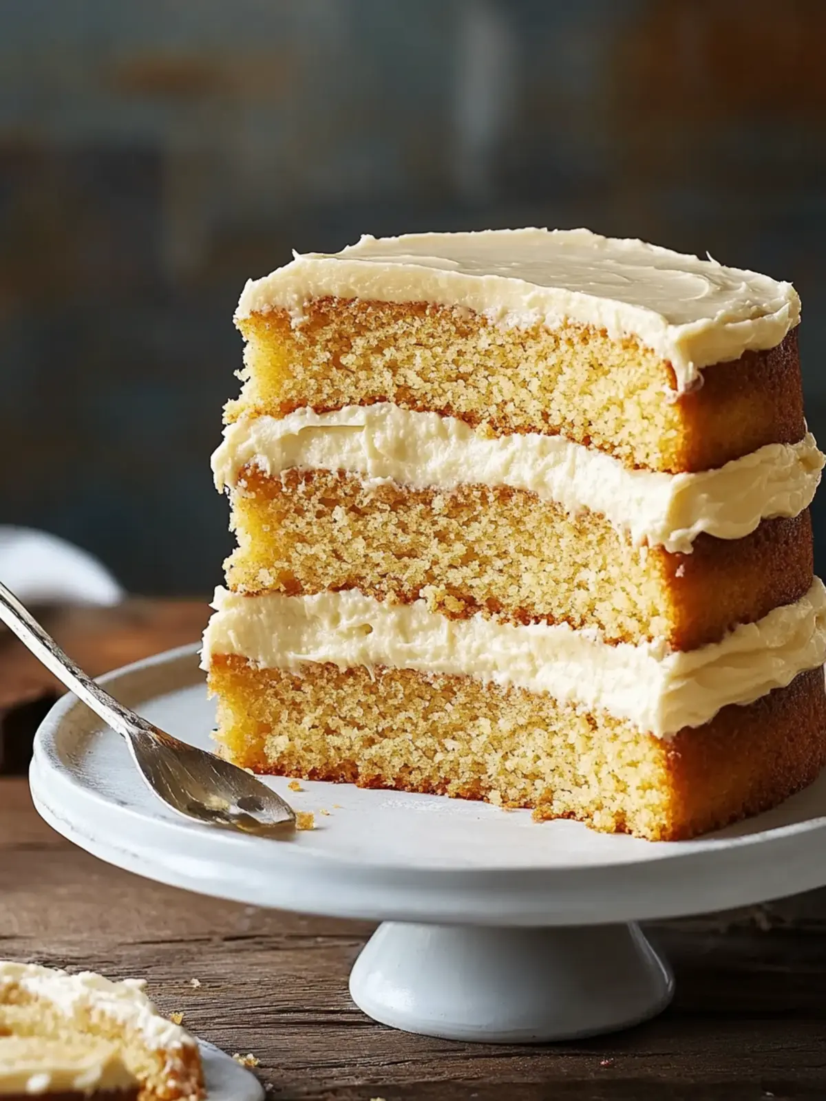 Delightful Layered Cornbread Cake with Whipped Honey Frosting 4 Layered Cornbread Cake with Whipped Honey Butter Frosting