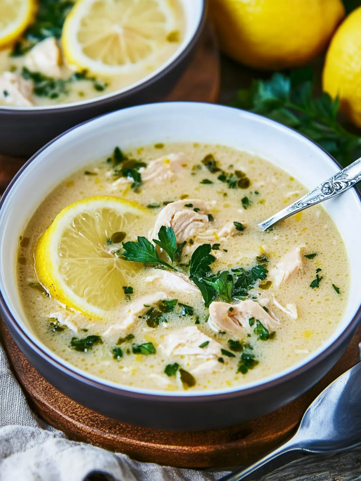 Avgolemono Soup (aka Greek Lemon Chicken Soup)