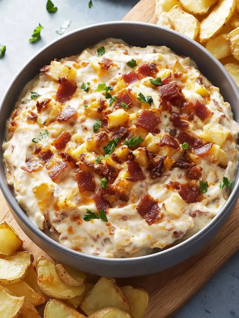 Loaded Baked Potato Dip That Will Blow Your Taste Buds Away 4 Loaded Baked Potato Dip
