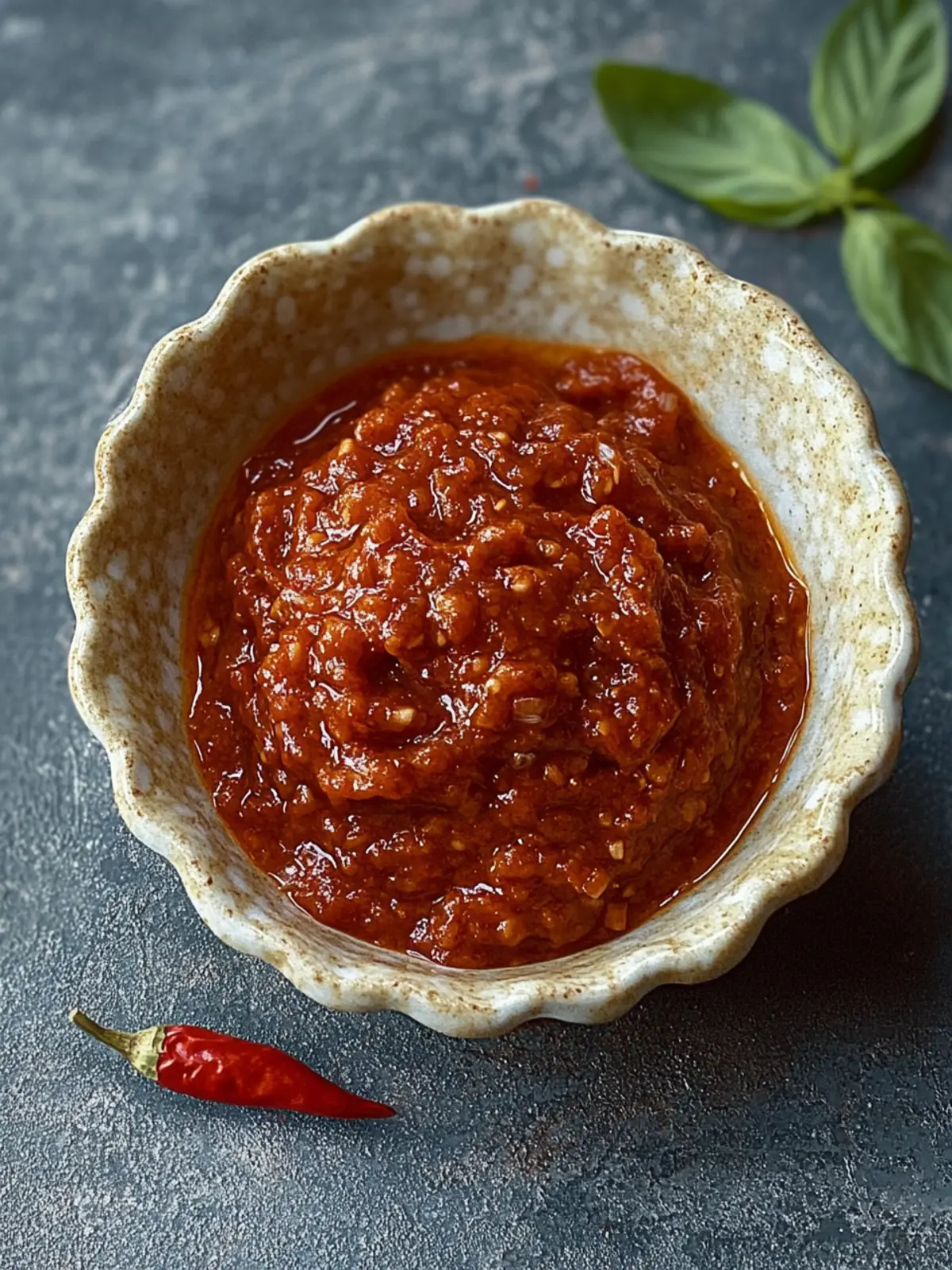 Malaysian Sambal Belacan (Spicy Chili Paste)