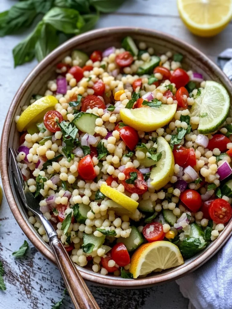 Delicious Vegan Couscous Salad for a Refreshing Meal 3 Vegan Couscous Salad