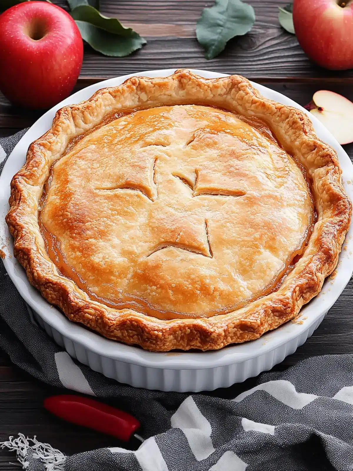 Delicious Apple Pie Recipe with a Twist: Your New Classic 4 Apple Pie (Traditional Fruit Pie)