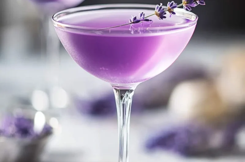 Lavender Martini Cocktail