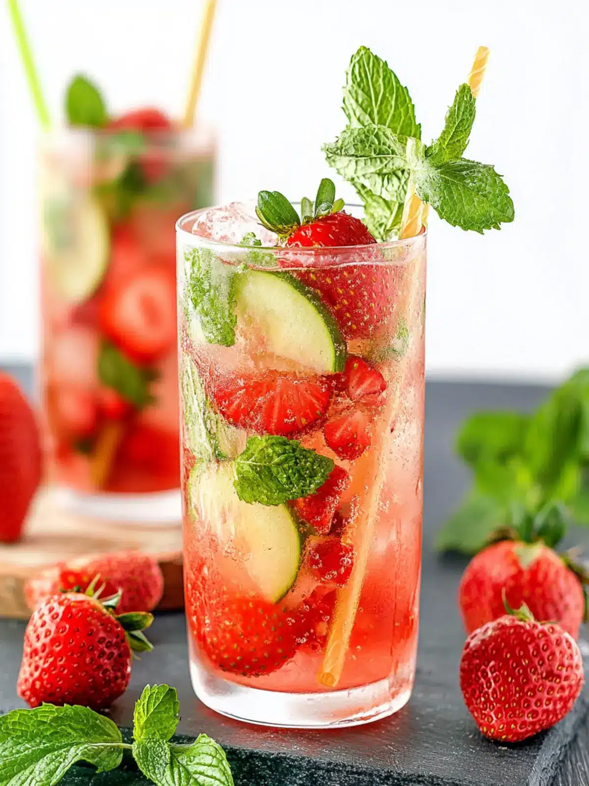 Refresh Yourself with a Strawberry Mojito Mocktail Delight 2 Strawberry Mojito Mocktail