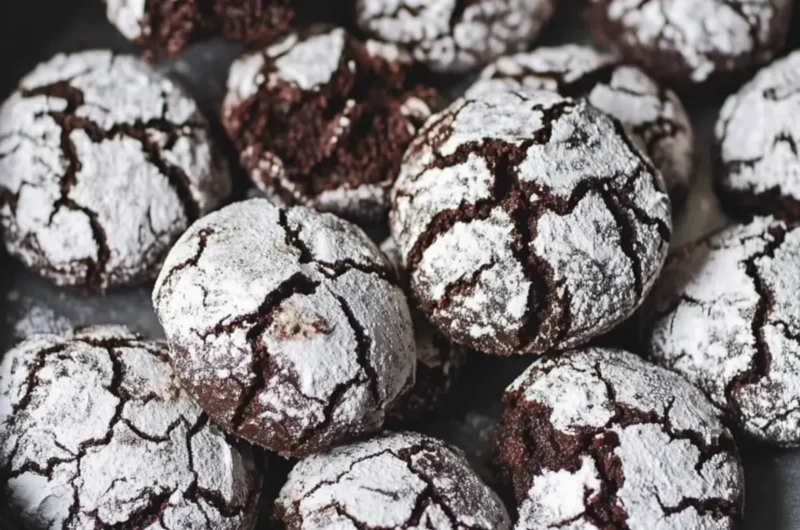 Chocolate Crinkle Cookies