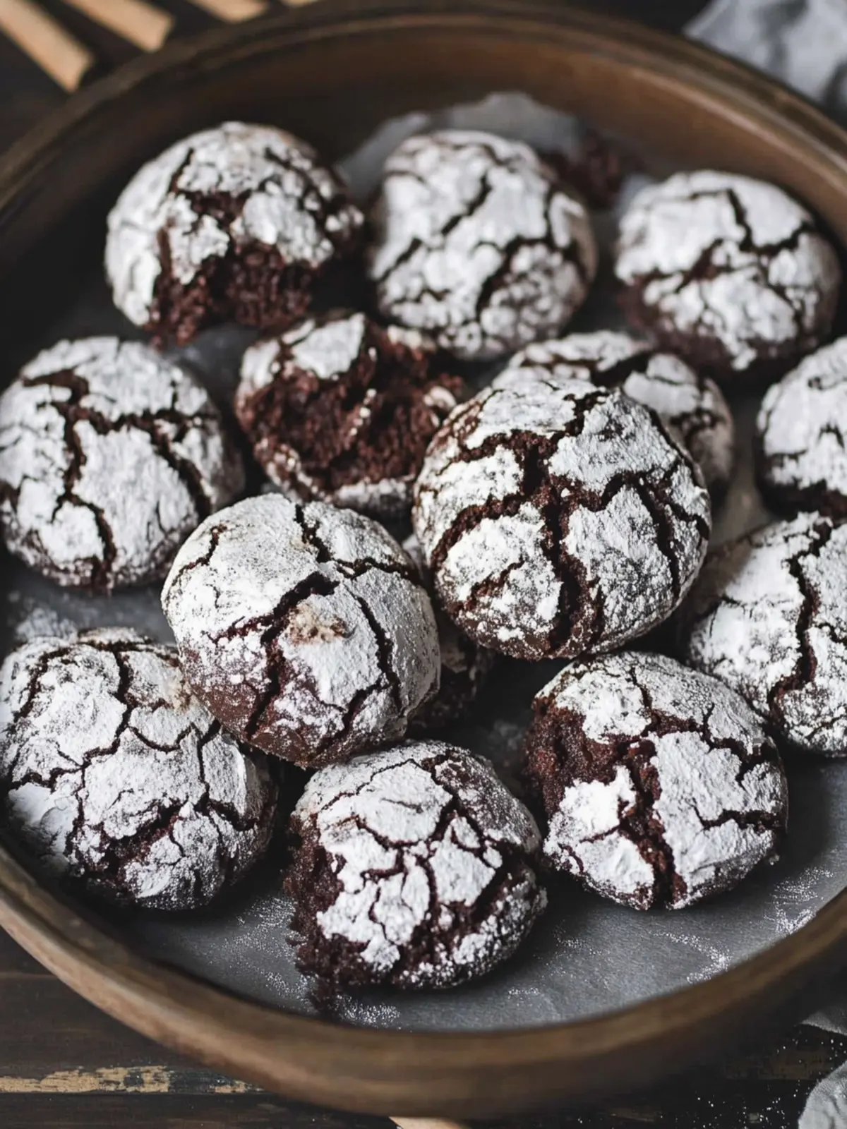 Melt-in-Your-Mouth Chocolate Crinkle Cookies for the Holidays 5 Chocolate Crinkle Cookies