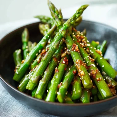 Asparagus with Gochujang Sauce