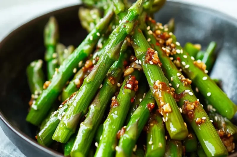 Asparagus with Gochujang Sauce