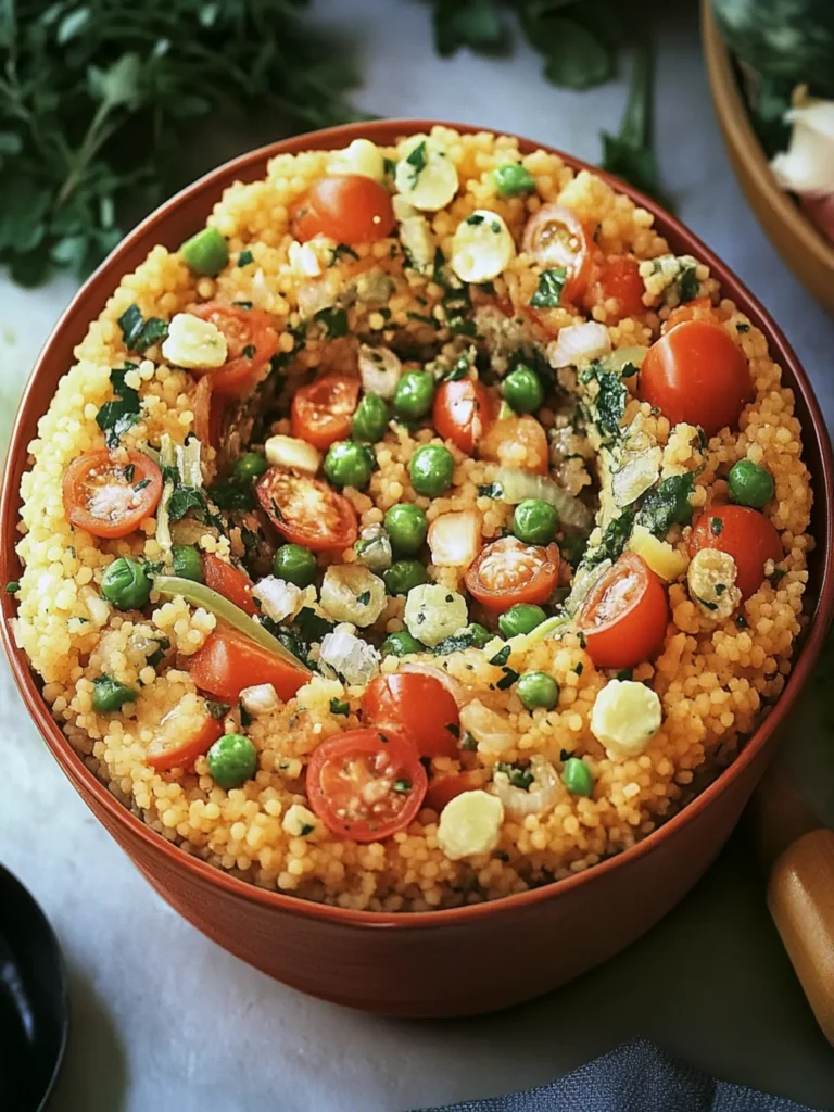 Cuscuz Paulista (Brazilian Couscous)