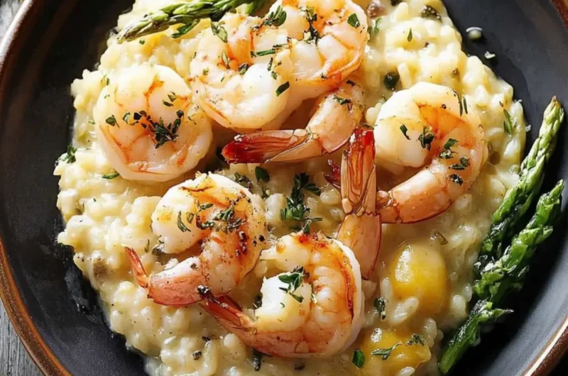 Pressure-Cooker Shrimp RIsotto