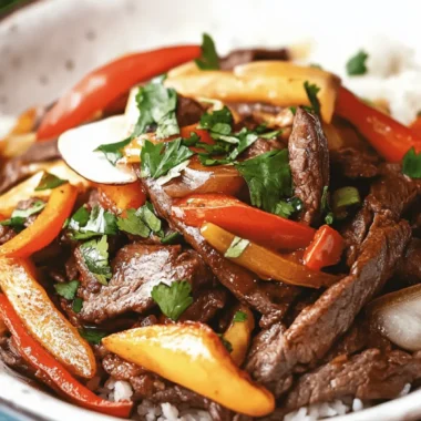 Peruvian Lomo Saltado (Stir Fried Beef)