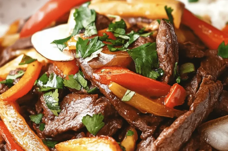 Peruvian Lomo Saltado (Stir Fried Beef)
