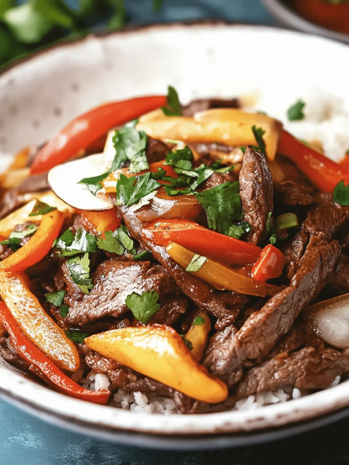 Peruvian Lomo Saltado (Stir Fried Beef)