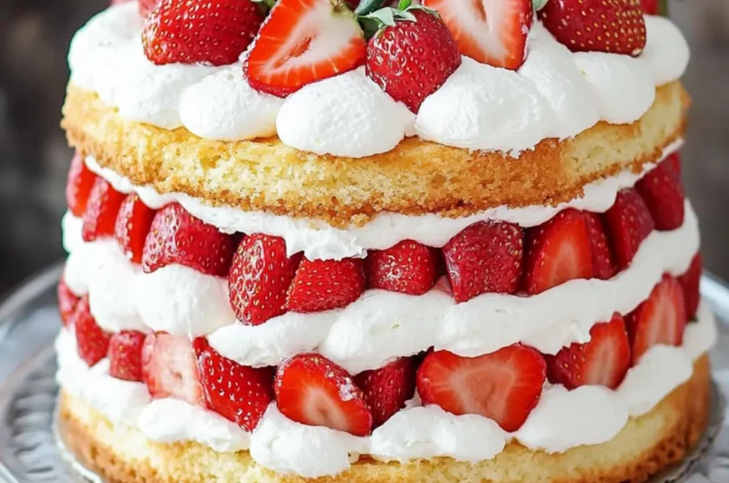 Strawberry Shortcake Cake