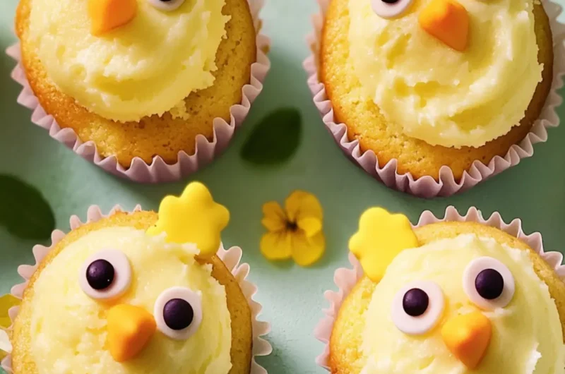 Easter Chick Cupcakes
