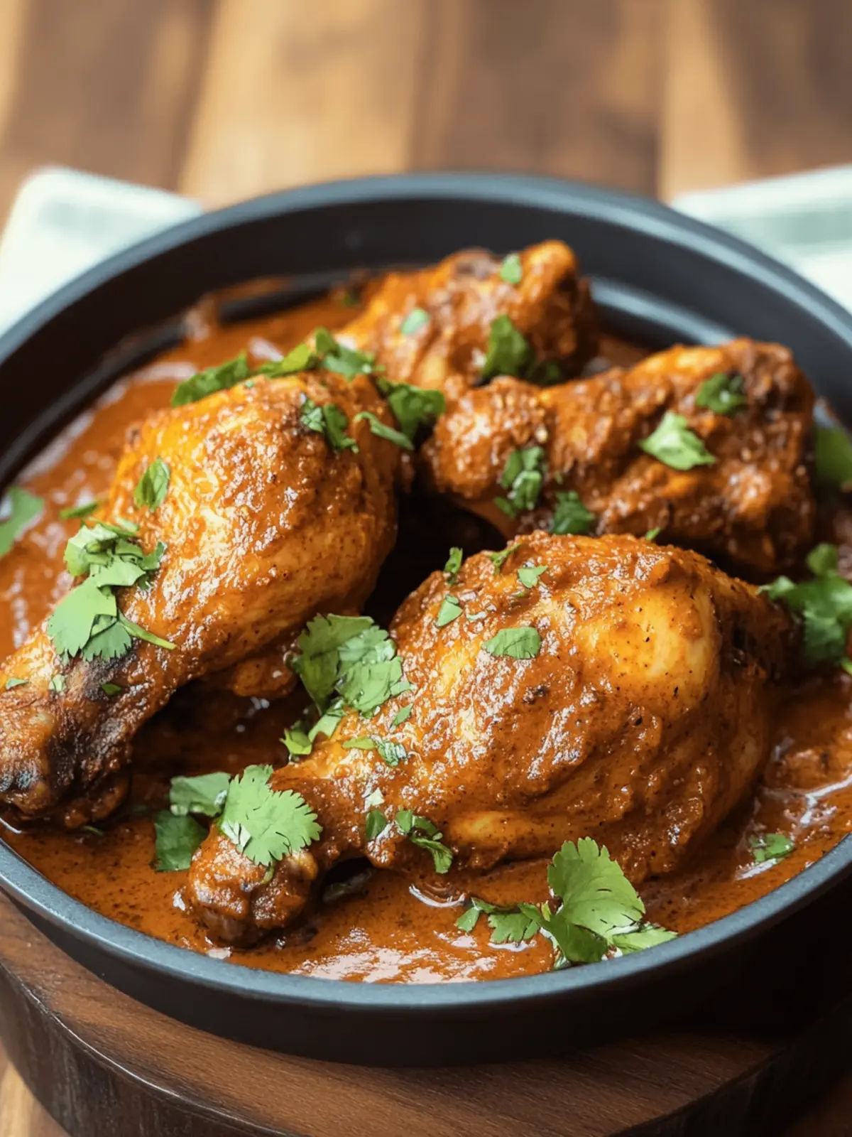 Indian Murg Musallam (Roasted Chicken in Spiced Gravy)