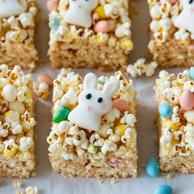 Easter Bunny Popcorn Bars