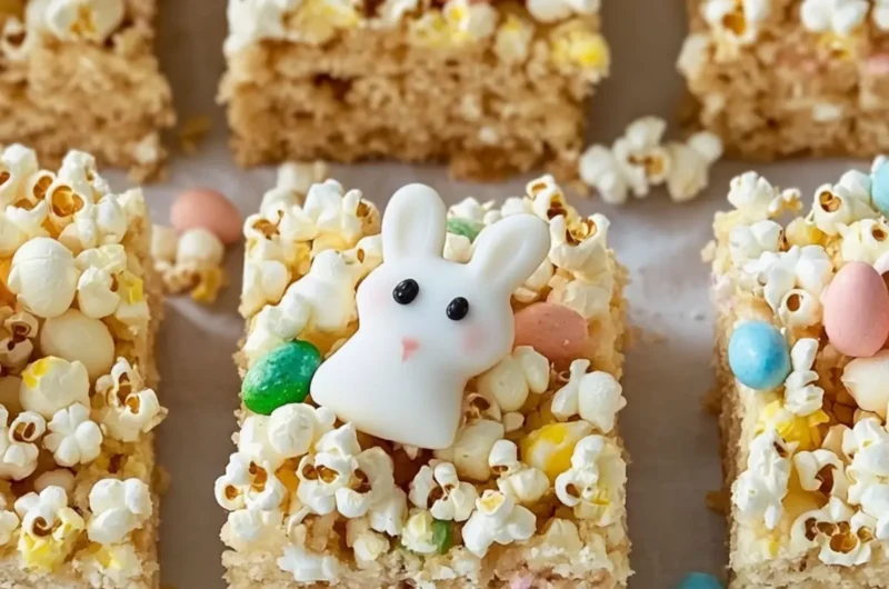 Easter Bunny Popcorn Bars