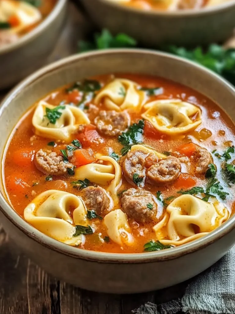 Italian Sausage Tortellini Soup That's Ready in 30 Minutes 3 Italian Sausage Tortellini Soup
