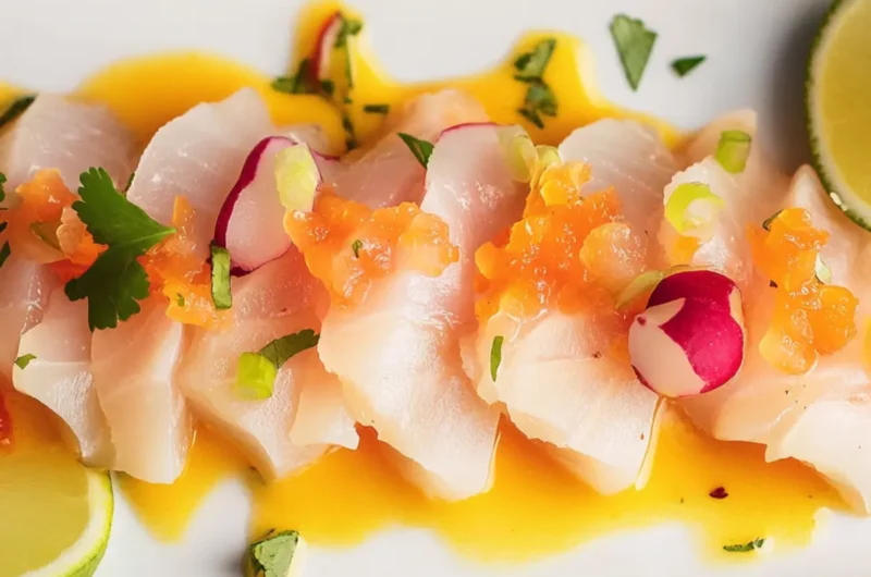 Peruvian Tiradito (Sashimi Style Ceviche)