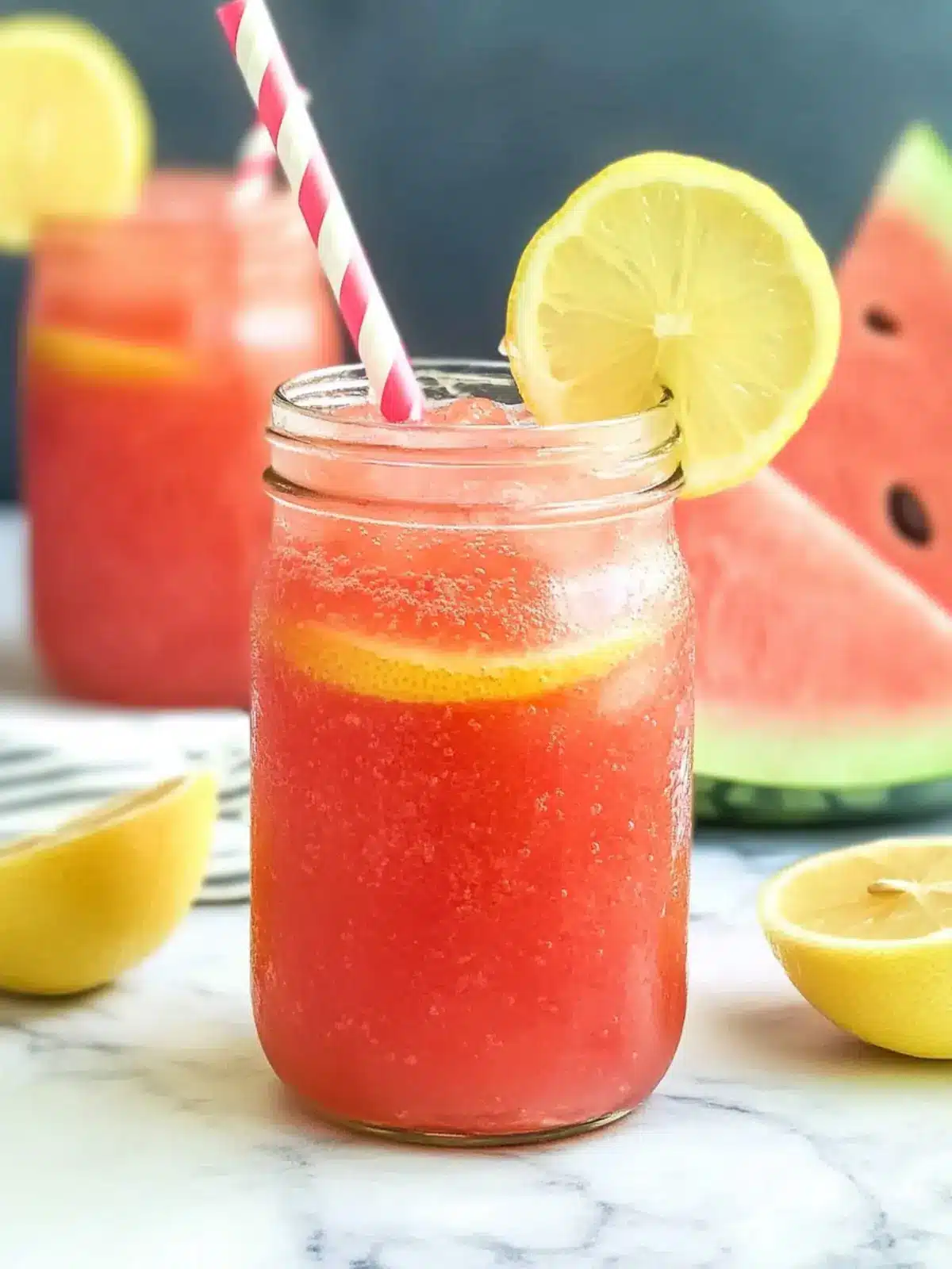 Easy Watermelon Lemonade (Refined Sugar-Free)