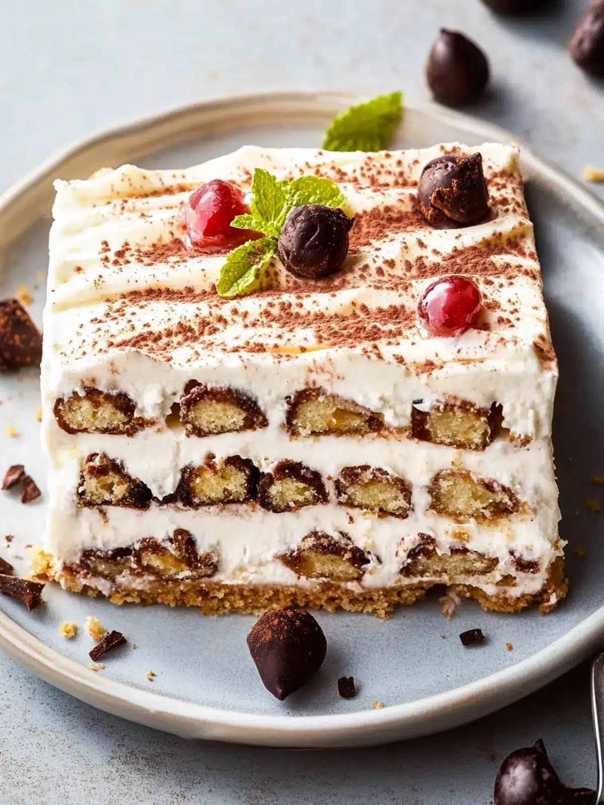 Cannoli Icebox Cake