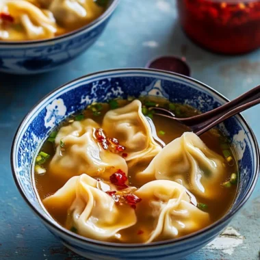 Classic Pork Wonton Soup