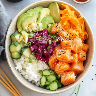 Savory Salmon Poke Bowl: Quick, Fresh, and Fully Customizable 9 Salmon Poke Bowl