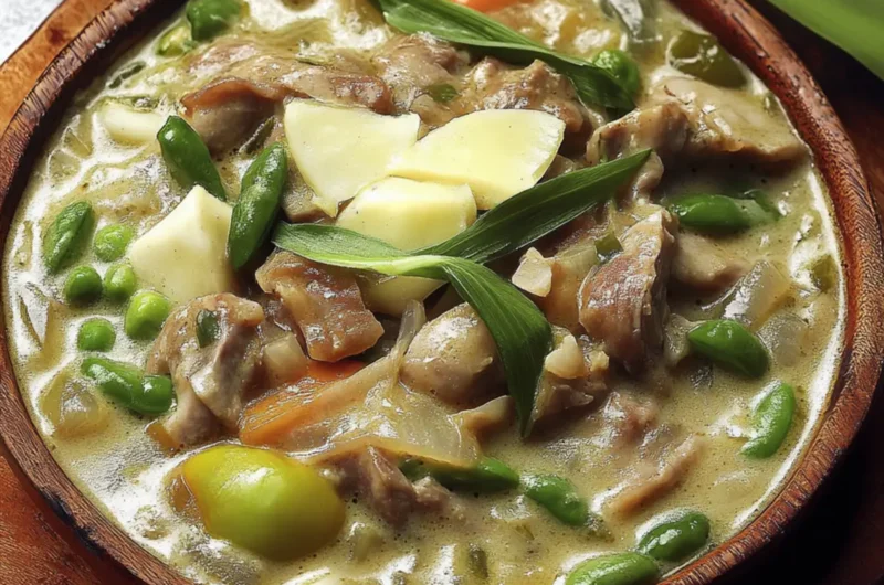 Filipino Bicol Express (Spicy Pork Stew)
