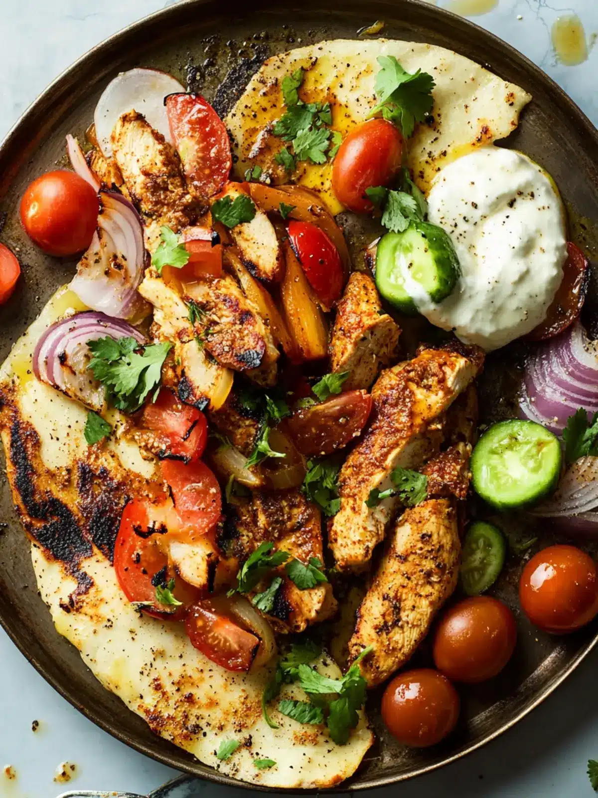 Chicken Shawarma Sheet-Pan Dinner