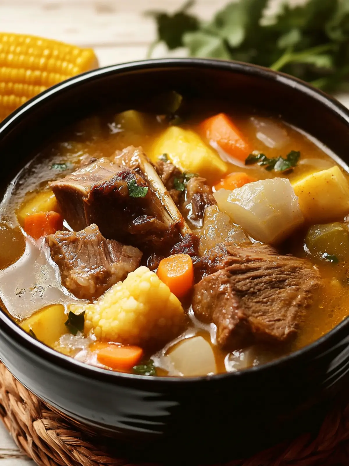 Colombian Caldo de Costilla (Beef Rib Soup)