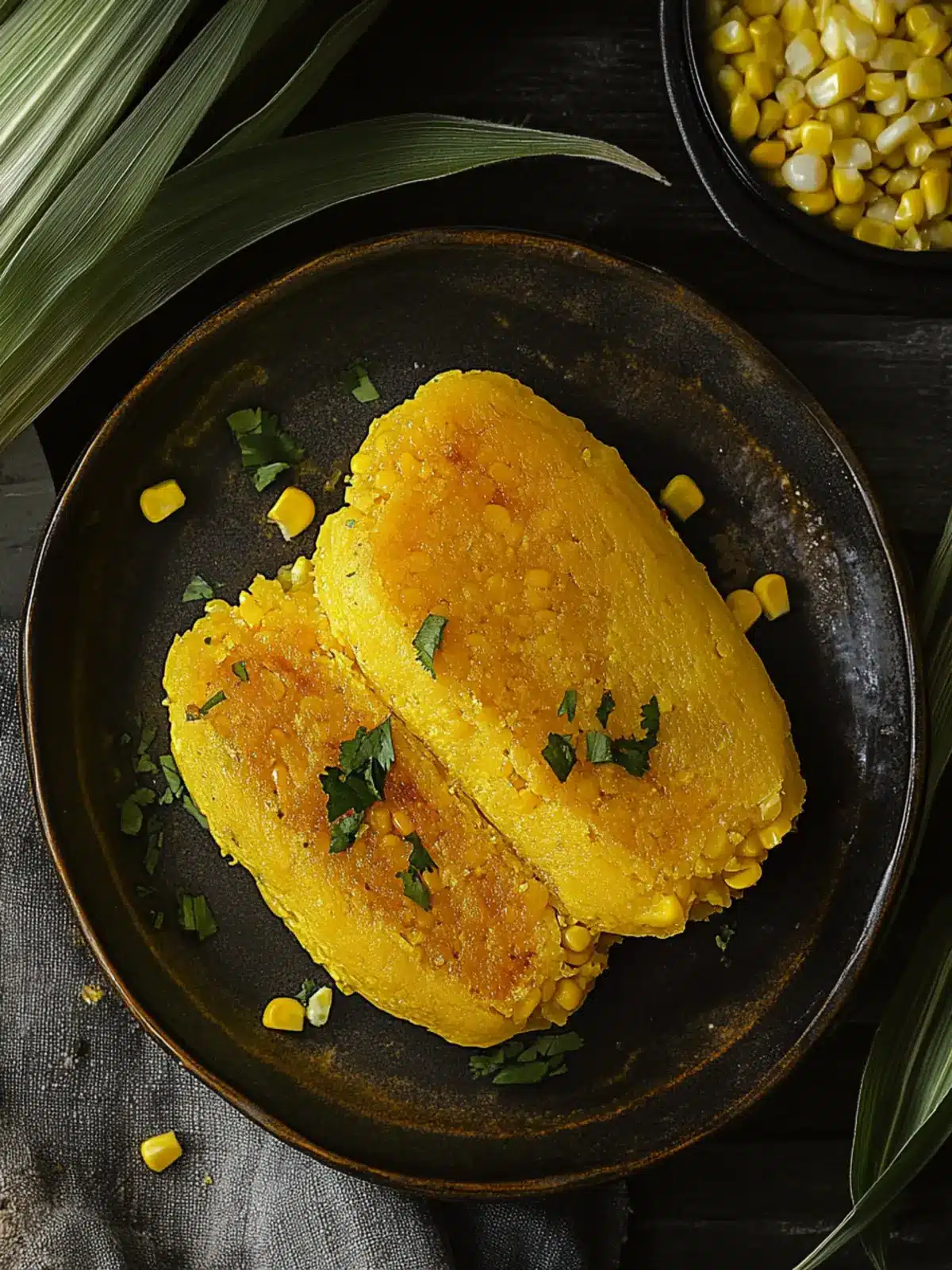 Chilean Humitas (Steamed Corn Cakes)