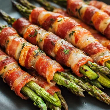 Keto Bacon Wrapped Asparagus: Crispy