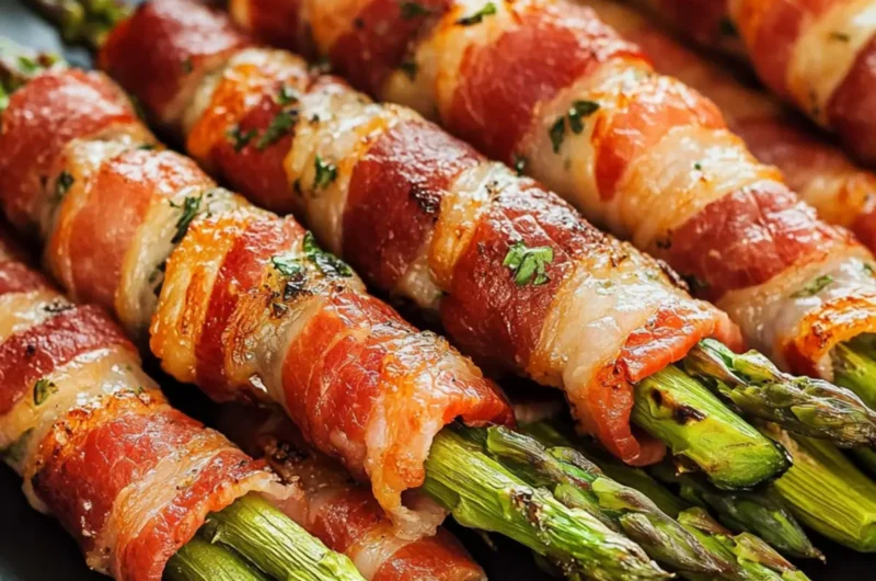 Keto Bacon Wrapped Asparagus: Crispy