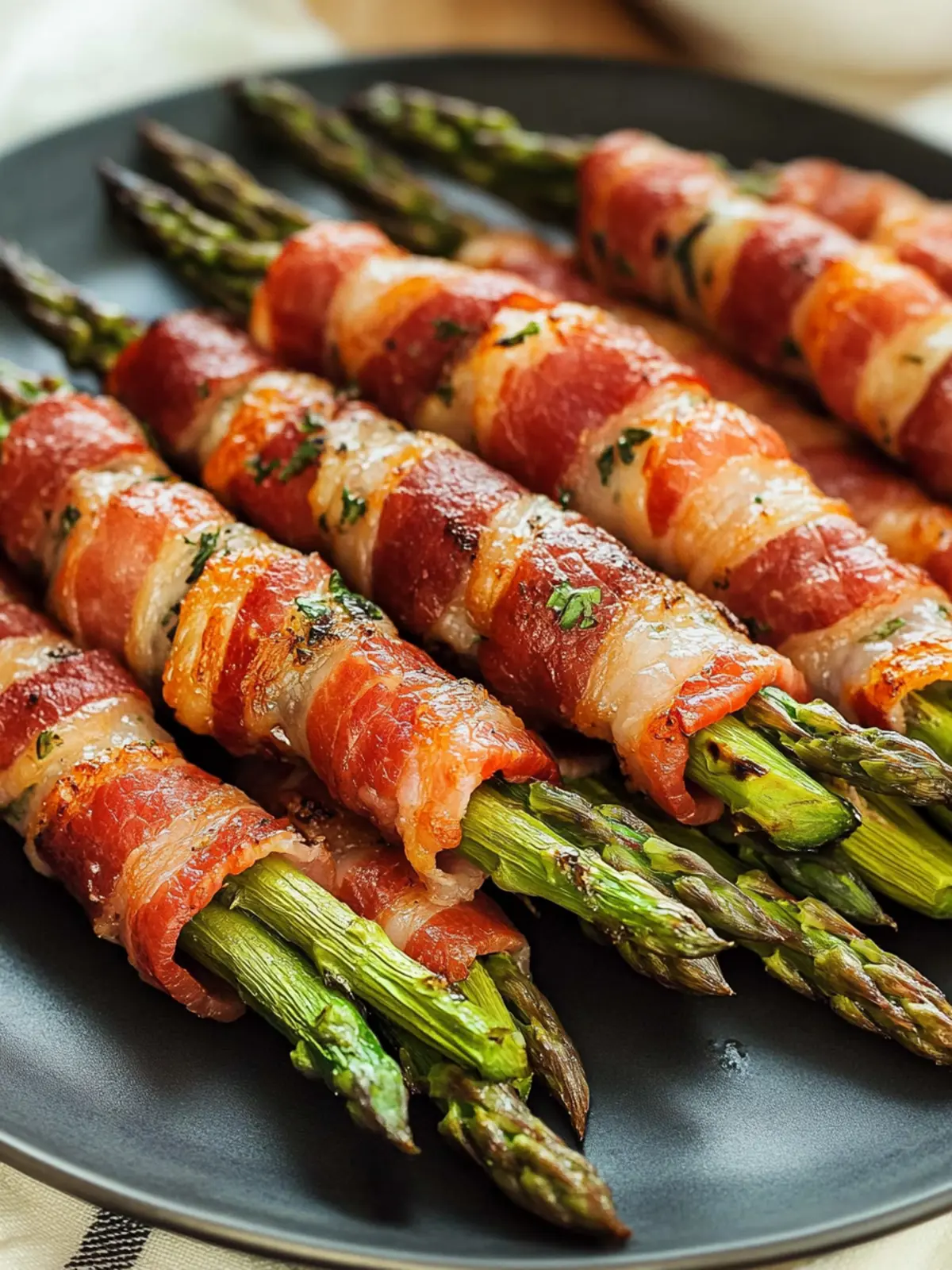 Keto Bacon Wrapped Asparagus: Crispy
