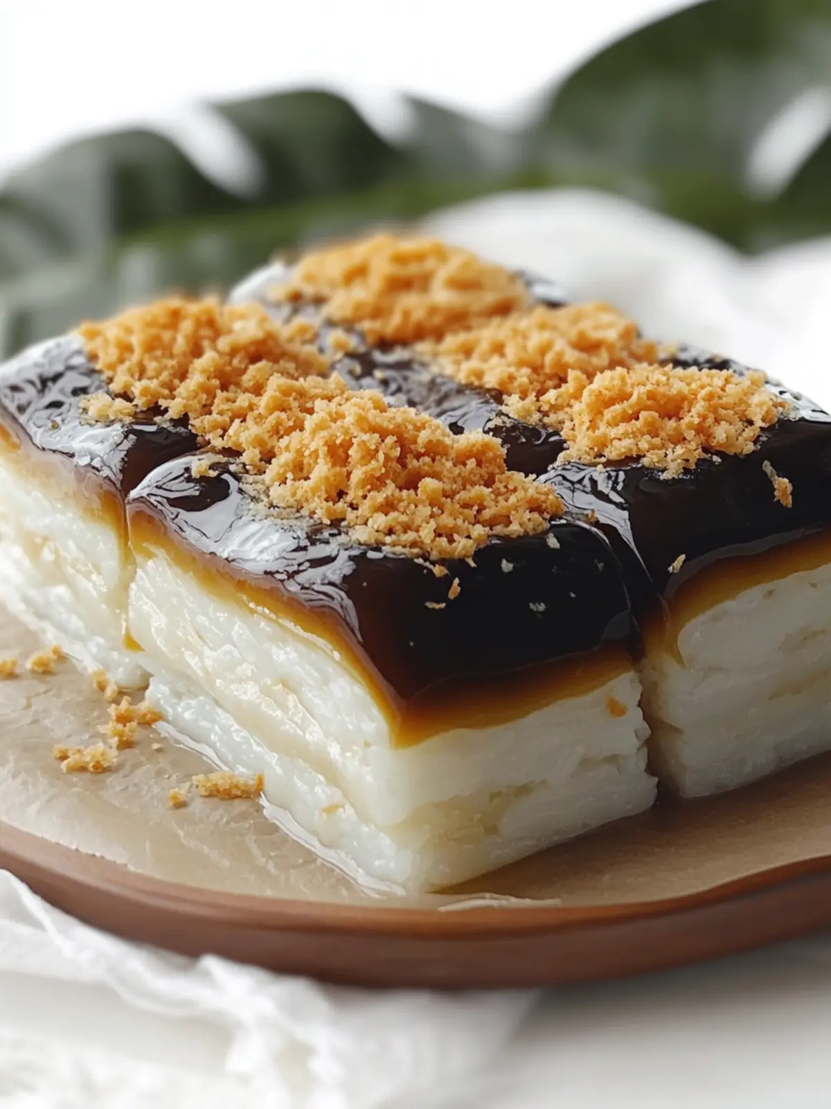 Filipino Sapin-Sapin (Layered Rice Cake)
