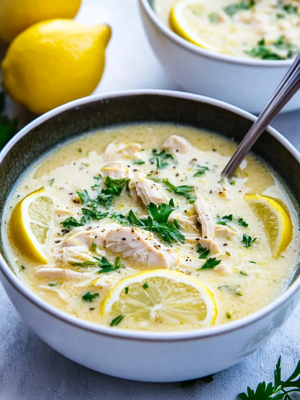 Avgolemono Soup (aka Greek Lemon Chicken Soup)