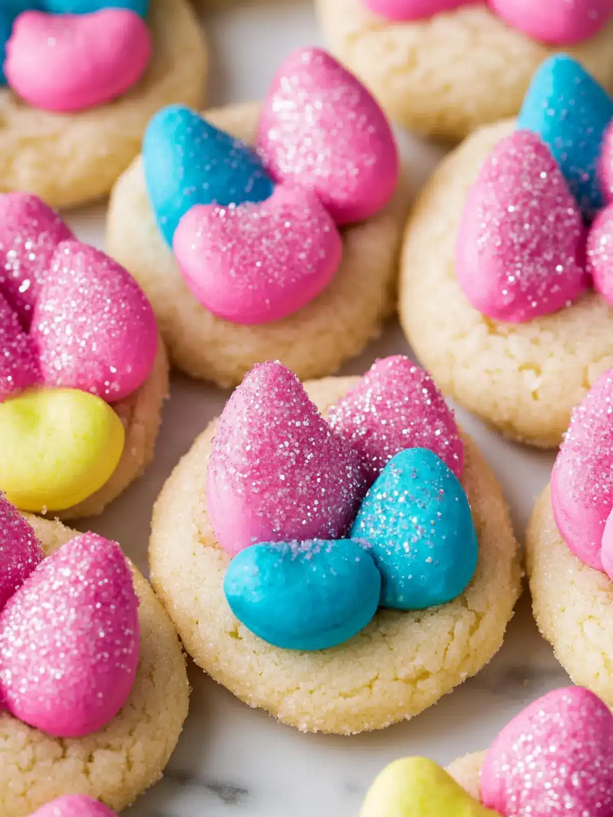Peeps Kiss Cookies