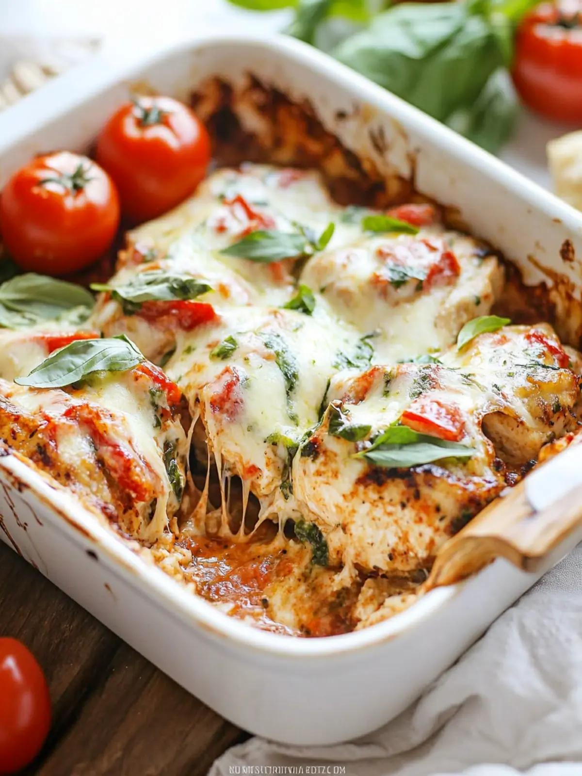 Bruschetta Chicken Bake